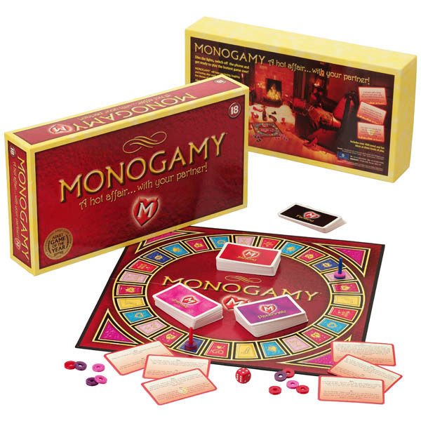 Erotic game, Monogamy - erotica game - Product front view and box front view | Flirty Bay adult store and lingerie store