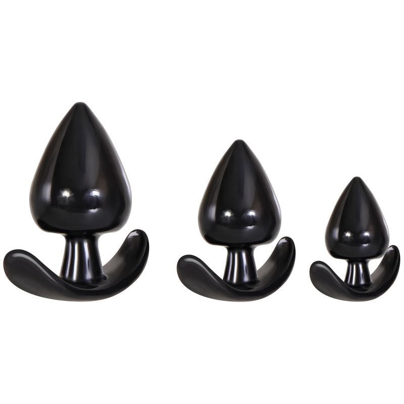 Evolved - anal delights - butt plug kit - Product side view  | Flirtybay.com.au