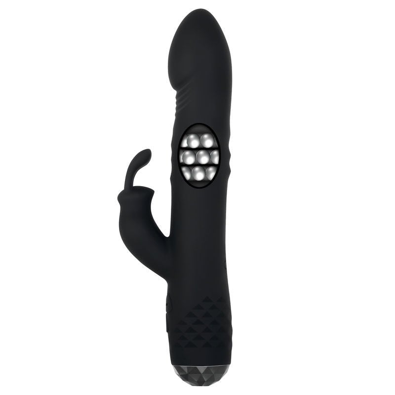 Evolved - bodacious rabbit vibrator - Product side view  | Flirtybay.com.au