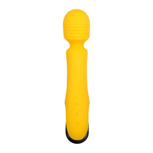 Evolved - buttercup - vibrating wand - Product back view  | Flirtybay.com.au
