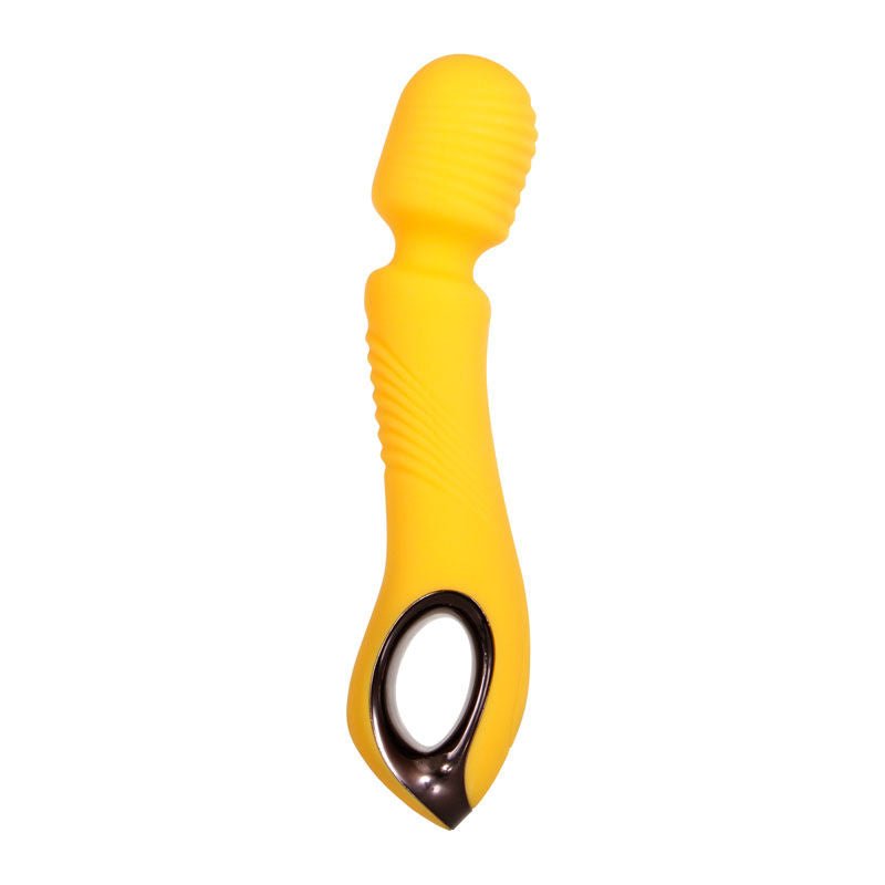 Evolved - buttercup - vibrating wand - Product side view  | Flirtybay.com.au
