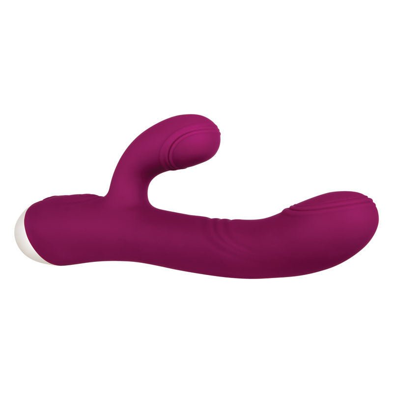 Evolved - double tap - rabbit vibrator - Product top view  | Flirtybay.com.au