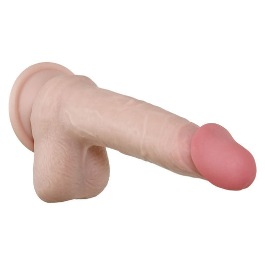 Evolved Flex Skin Poseable 7.75 Dildo Flesh Side view | Flirtybay.com.au