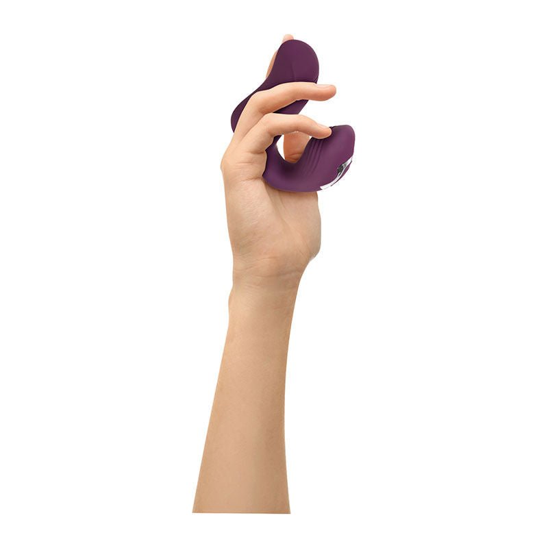 Evolved - helping hand finger vibrator - Product front view, on the finger  | Flirtybay.com.au