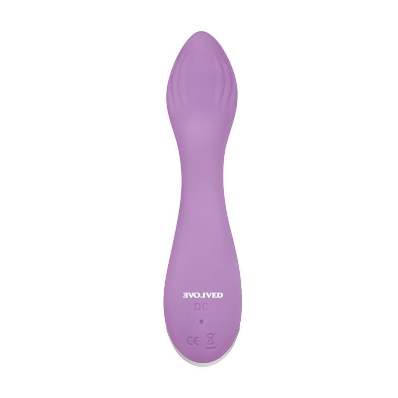 Evolved -  lilac g - g-spot and clitoral vibrator - Product back view  | Flirtybay.com.au