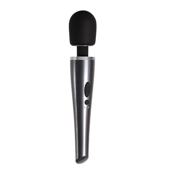 Evolved - mighty metallic - vibrating wand - Product front view  | Flirtybay.com.au