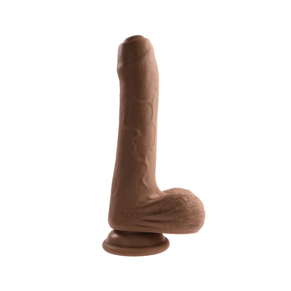 Evolved - Peek a Boo 8" Vibrating Dildo - Flirty Bay