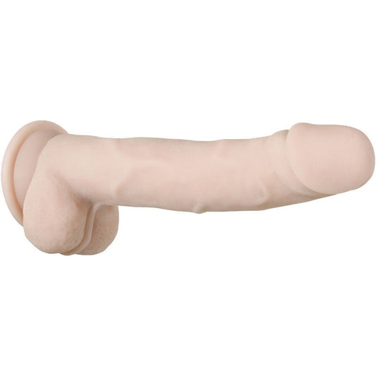 Evolved - real supple poseable 9.5 dildo - Product side view  | Flirtybay.com.au