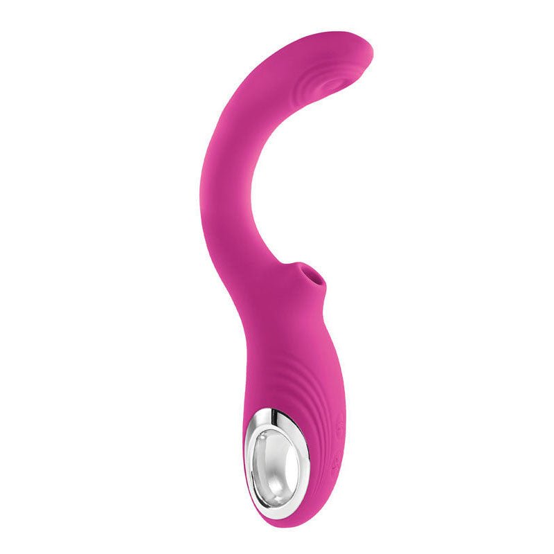 Evolved - strike a pose - g-spot and clitoral suction vibrator - Product front view  | Flirtybay.com.au