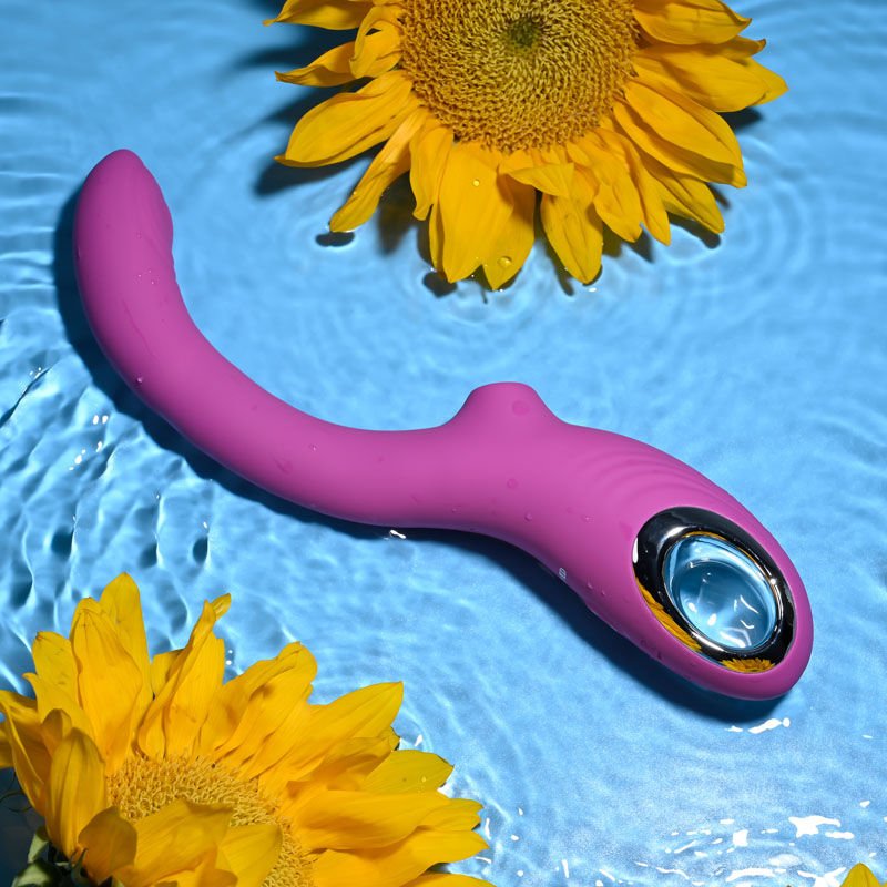 Evolved - strike a pose - g-spot and clitoral suction vibrator - Product top view  | Flirtybay.com.au