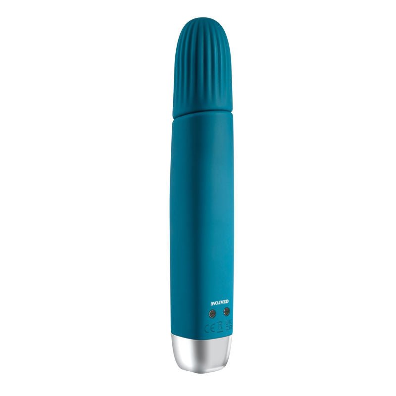 Evolved - super slim - vibrating wand - Product back view  | Flirtybay.com.au