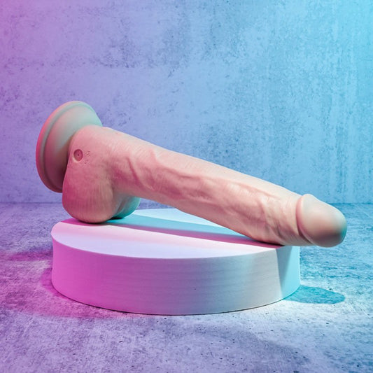 Evolved - thrust in me light - large vibrating dildo - Product top view  | Flirtybay.com.au