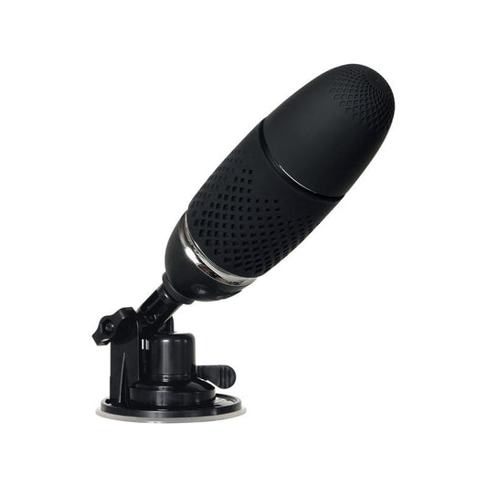 Evolved - thrust & go - compact sex machine - Product side view, with the cover  | Flirtybay.com.au