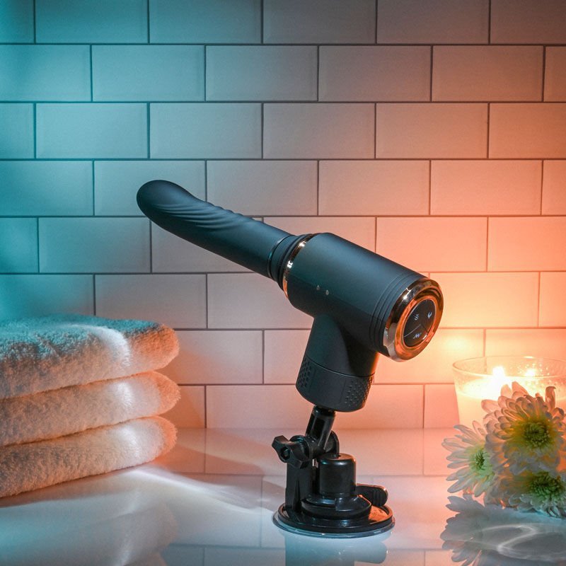 Evolved - too hot to handle - compact sex machine - Product back view  | Flirtybay.com.au