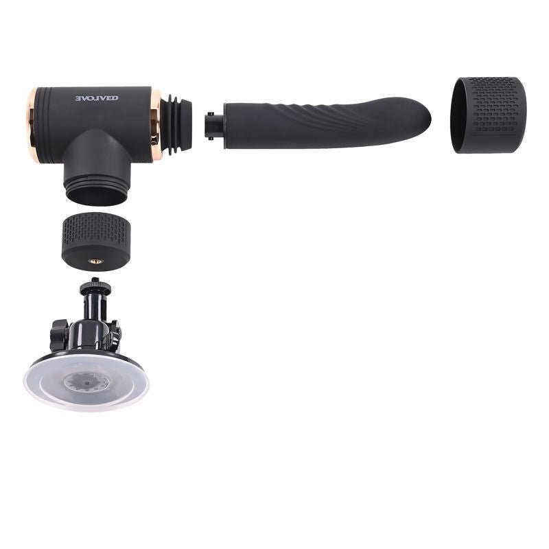 Evolved - too hot to handle - compact sex machine - Product bottom view  | Flirtybay.com.au