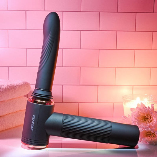 Evolved - too hot to handle - compact sex machine - Product left side view  | Flirtybay.com.au