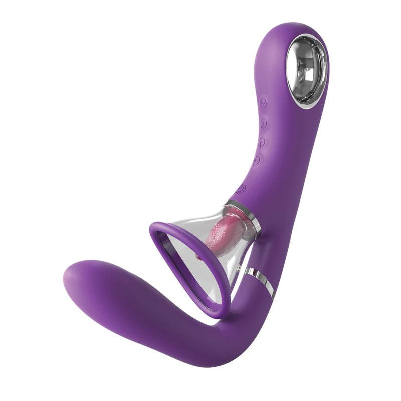 Fantasy for her - ultimate pleasure pro g-spot and clitoral stimulator - Product side view  | Flirtybay.com.au