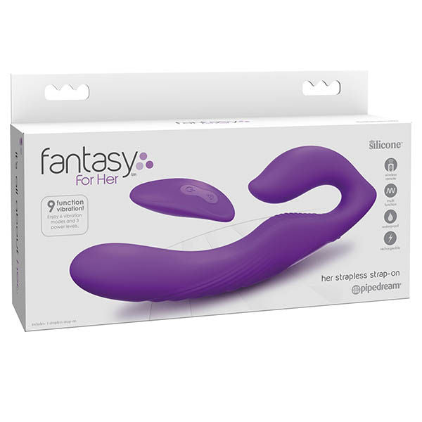Fantasy - for her ultimate strapless strap-on -  box front view | Flirtybay.com.au