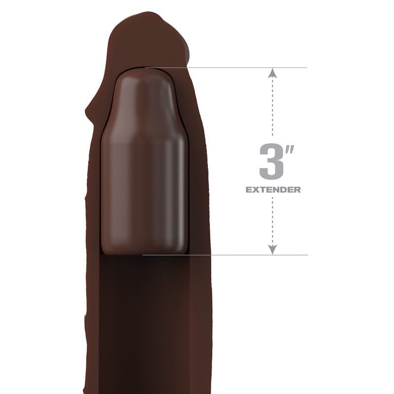 Fantasy x-tensions elite - 3'' silicone extension - penis extender - Product top view  | Flirtybay.com.au