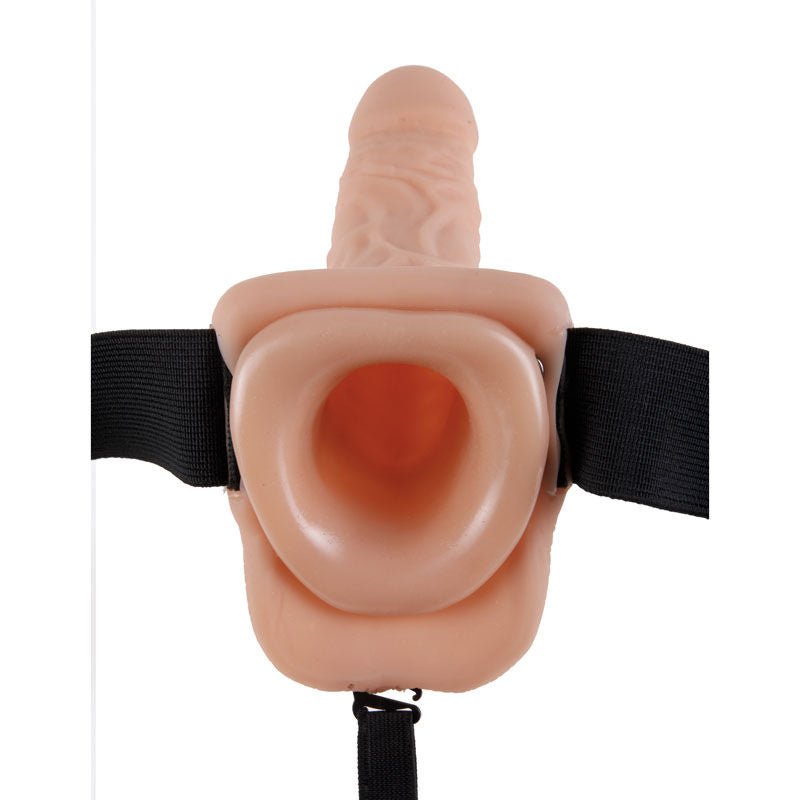 Fetish fantasy series - 7 hollow strap-on with balls - Product Inside view  | Flirtybay.com.au