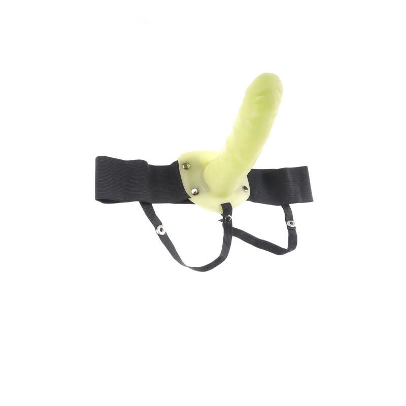Fetish fantasy series - for him or her hollow strap-on - glow - Product front view  | Flirtybay.com.au