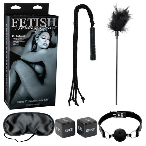 Fetish fantasy series limited edition - first time fantasy kit - Product front view and box front view | Flirtybay.com.au