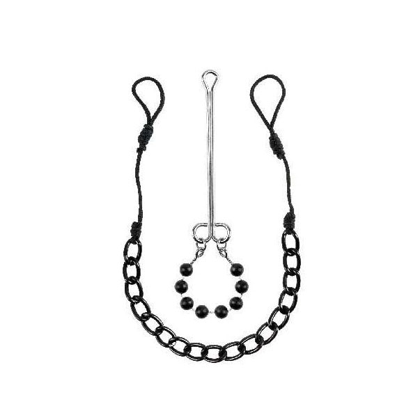 Fetish fantasy series limited edition - nipple & clit jewelry - Product front view  | Flirtybay.com.au