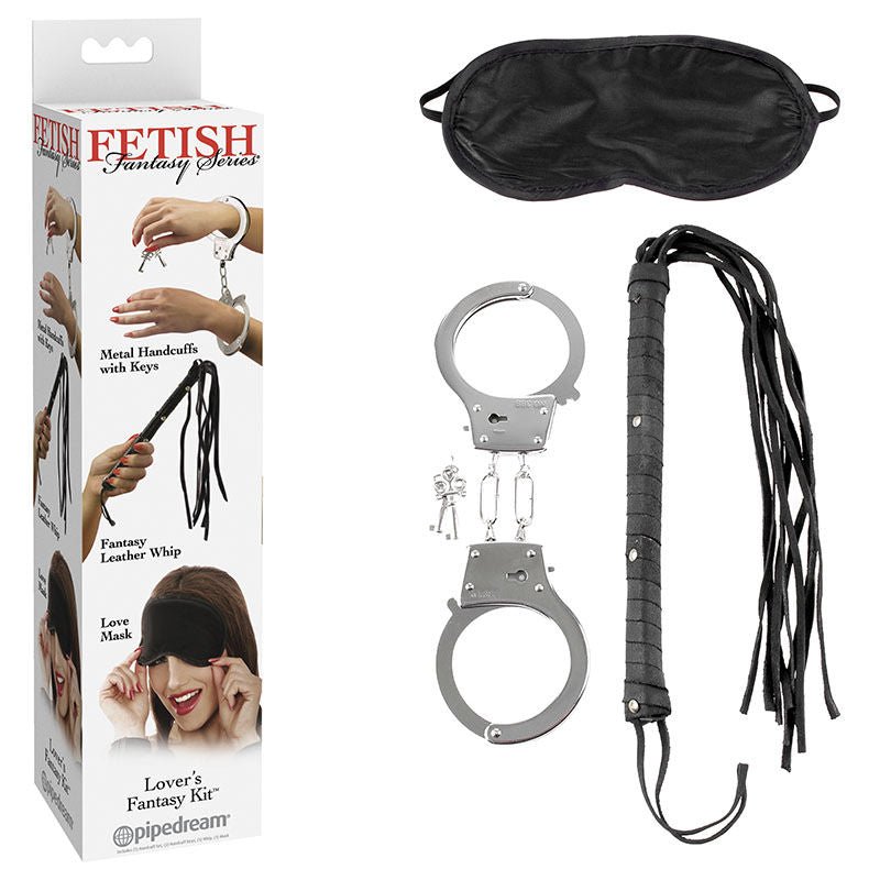 Fetish fantasy series lover's - fantasy kit - Product front view and box front view | Flirty Bay Adult Store and Best Sex Tools in Perth Australia