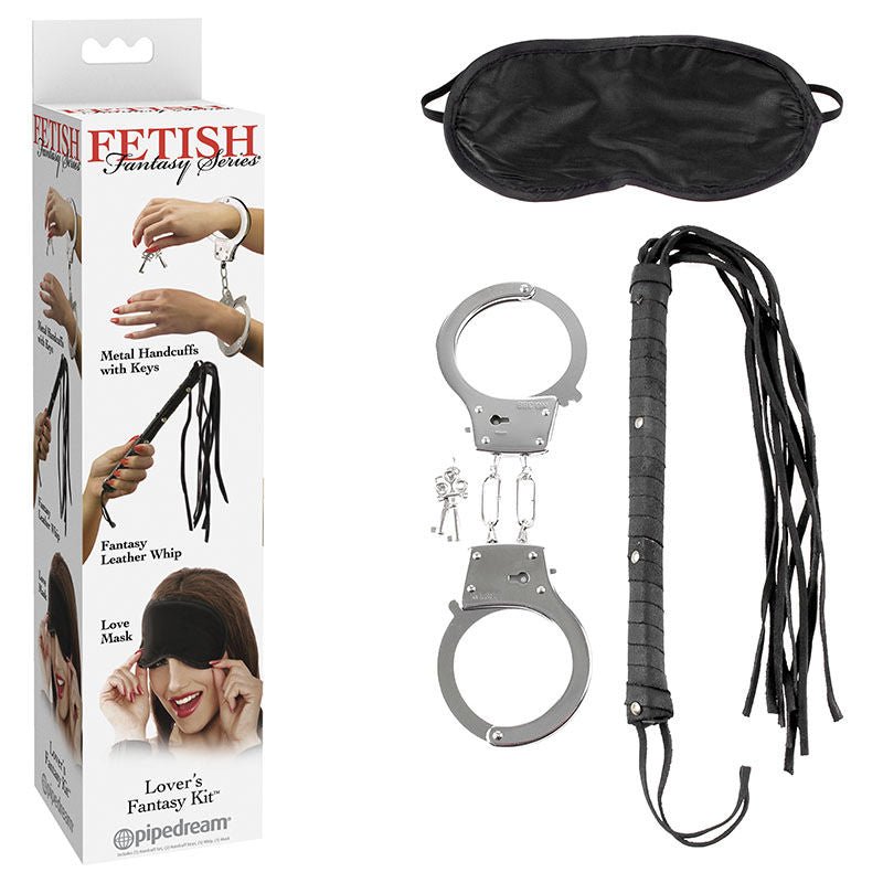 Fetish fantasy series lover's - fantasy kit - Product front view and box front view | Flirtybay.com.au