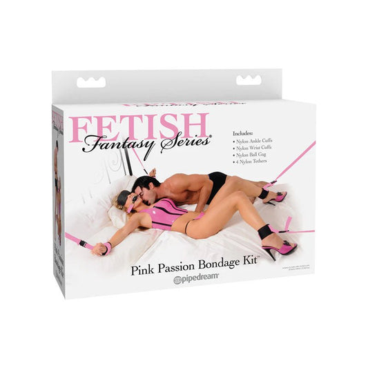 Fetish fantasy series - passion bondage bedroom restraint kit -  box front view | Flirtybay.com.au