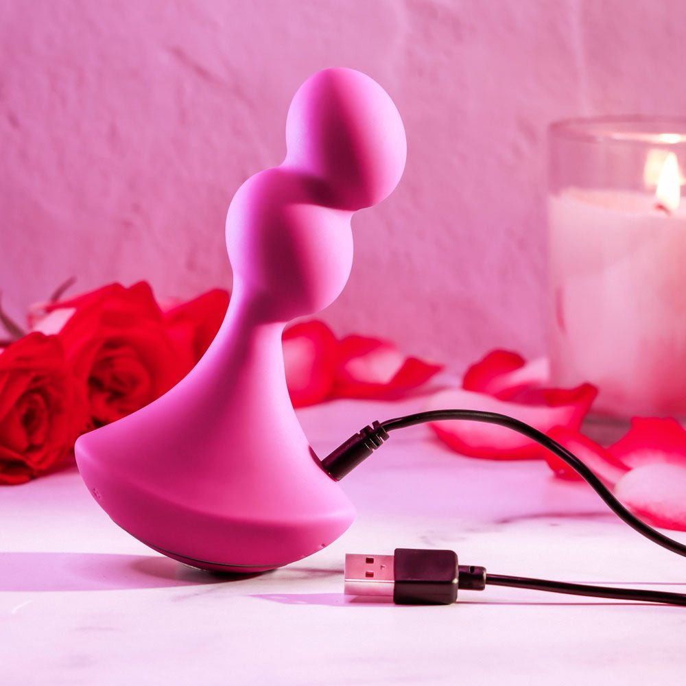 Gender x -  ball game - butt plug - Product front view, focus on charger  | Flirtybay.com.au