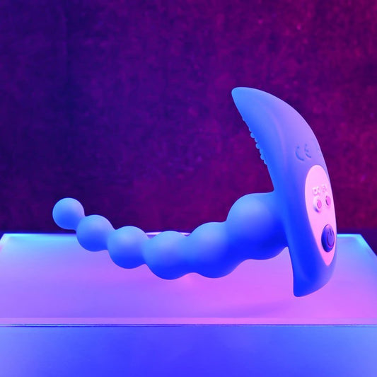 Gender x - beaded pleasure - remote control anal beads - Product bottom view  | Flirtybay.com.au