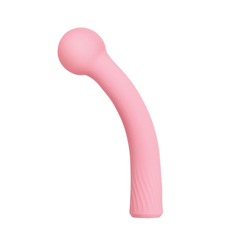 Gender x - flexi vibrating wand - Product side view, show flexibility  | Flirtybay.com.au