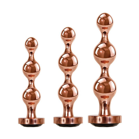 Gender x - gold digger butt plug set - Product front view  | Flirtybay.com.au