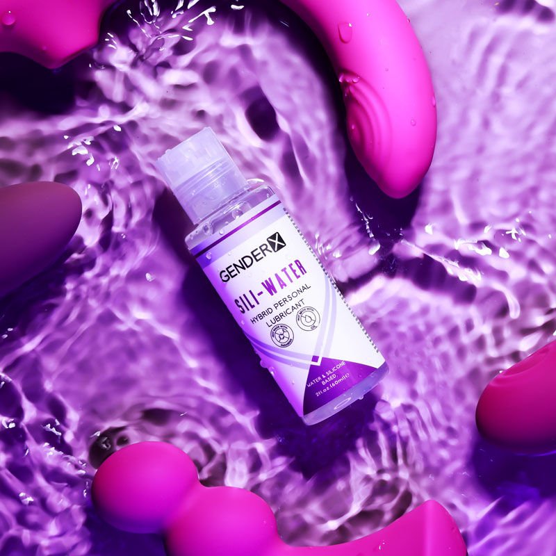 Gender x - hybrid lubricant - 60 ml - Product side view  | Flirtybay.com.au