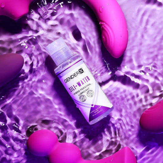 Gender x - hybrid lubricant - 60 ml - Product side view  | Flirtybay.com.au