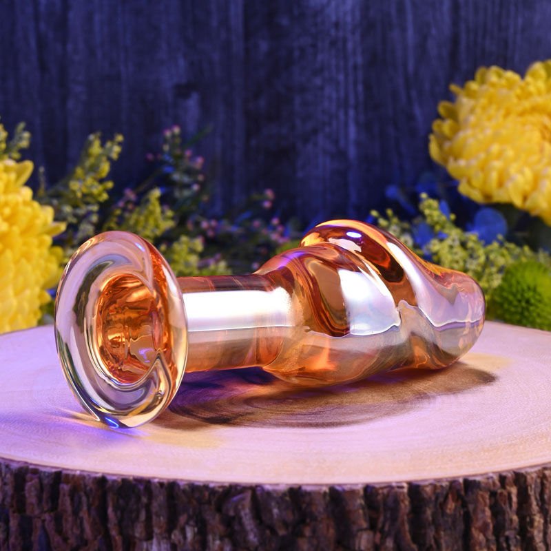 Gender x - just the tip - glass butt plug - Product bottom view  | Flirtybay.com.au