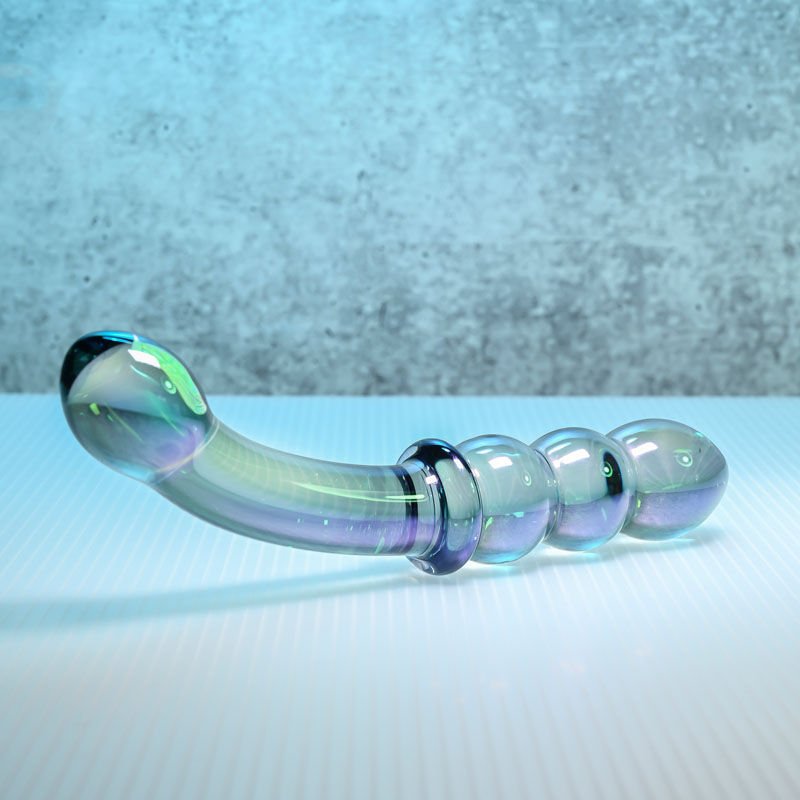 Gender x - lustrous galaxy glass wand - Product top view  | Flirtybay.com.au