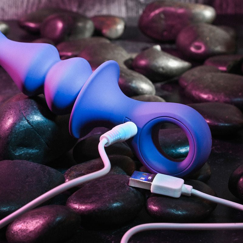 Gender x - ring pop - vibrating anal beads - Product bottom view  | Flirtybay.com.au