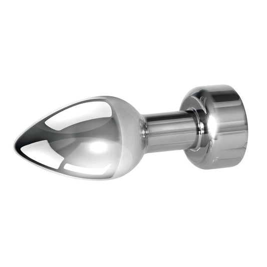 Gender x - rockin' metal vibrating butt plug - Product top view  | Flirtybay.com.au