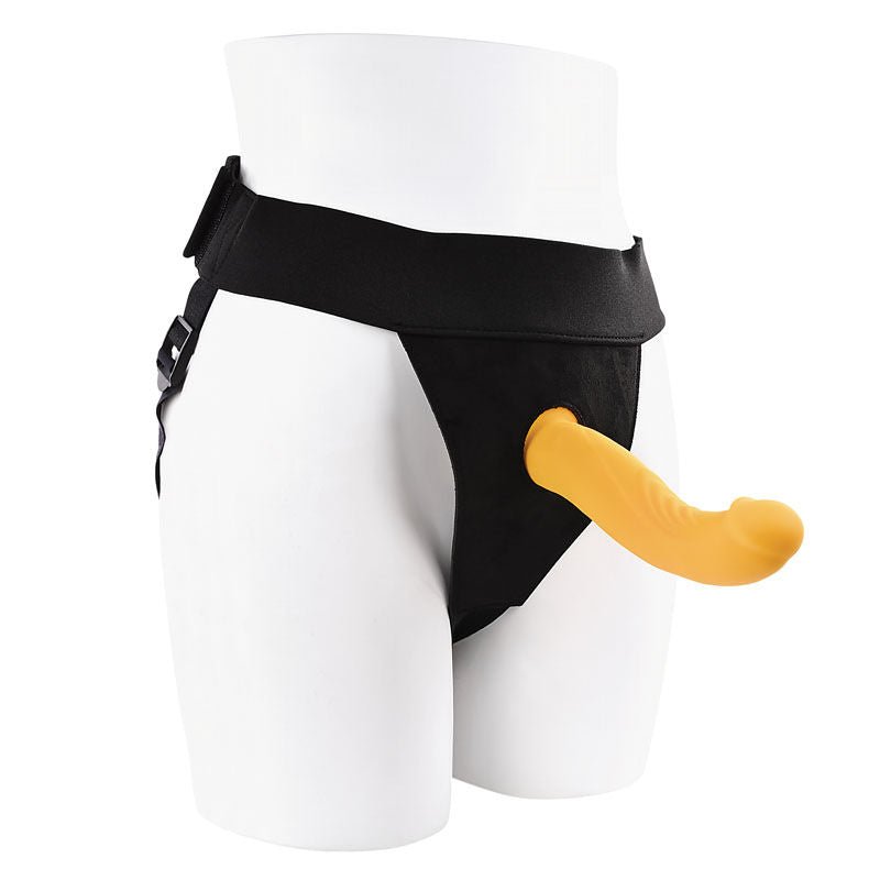 Gender x - sweet embrace strap-on panty dildo - Product side view  | Flirtybay.com.au