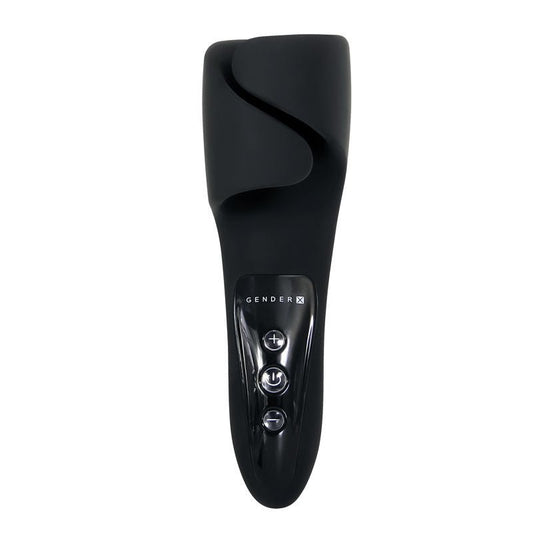 Gender x - the embrace - vibrating masturbator - Product front view  | Flirtybay.com.au