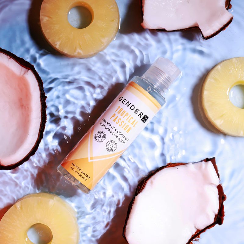 Gender x - tropical pasion - flavored water-based lubricant - 120 ml - Product top view  | Flirtybay.com.au