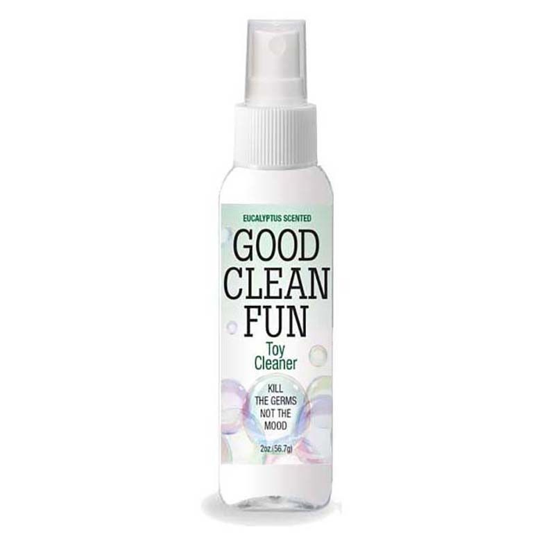 Good clean fun - eucalyptus sex toy cleaner - eucalyptus, Product front view  | Flirtybay.com.au