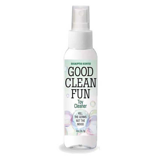 Good clean fun - eucalyptus sex toy cleaner - eucalyptus, Product front view  | Flirtybay.com.au