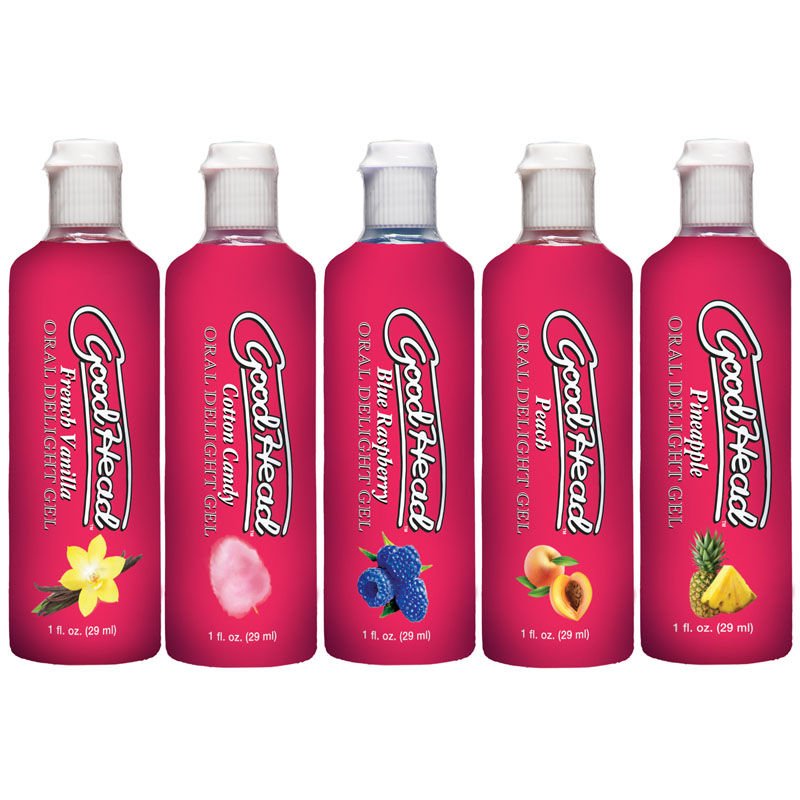 Goodhead - oral delight gel - 5 pack - Product front view  | Flirtybay.com.au