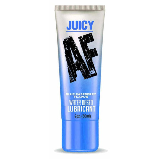 Juicy Blue Raspberry water-based lubricant, 60ml, front view | Flirtybay.com.au