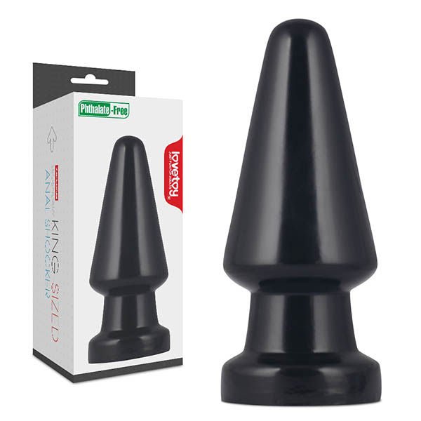 King sized - 7.5'' anal shocker - Product front view and box front view | Flirtybay.com.au