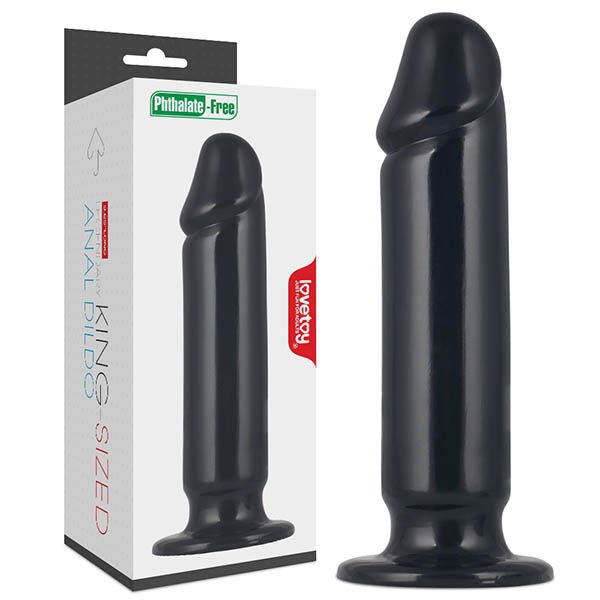 King sized - 9.25'' anal dildo - Product front view and box front view | Flirtybay.com.au