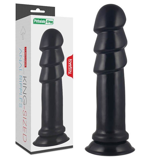 King sized - anal ripples - Product front view and box front view | Flirtybay.com.au